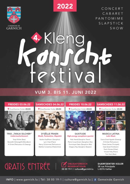 Klengkonschtfestival 2022 - Plakat